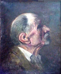 Borstbeeld van een man - Hoofd van een oude man Parijs, Frankrijk